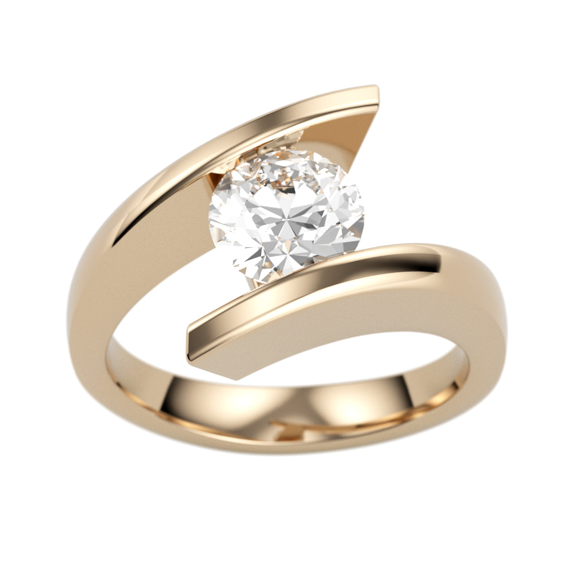 Tension Engagement Rings: Contemporary Elegance Defined